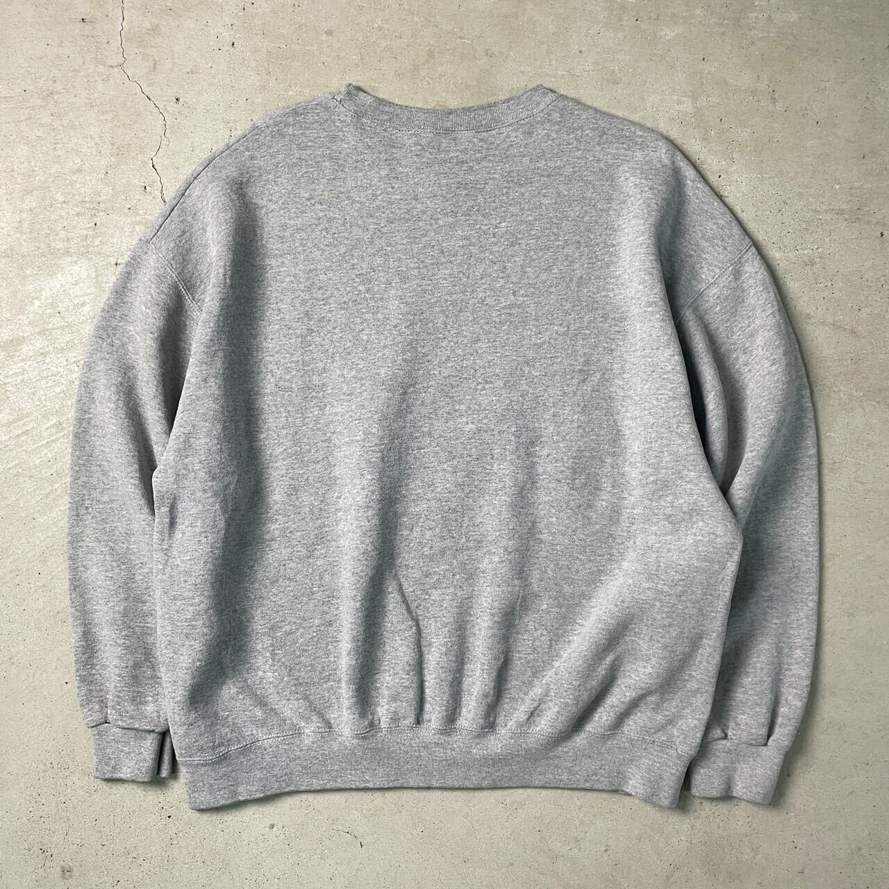 90s リーボック 刺繍ロゴ スウェット トレーナー ベージュ 古着女子 90年代 USA製 Reebok リーボック スウェットシャツ ラインデザイン