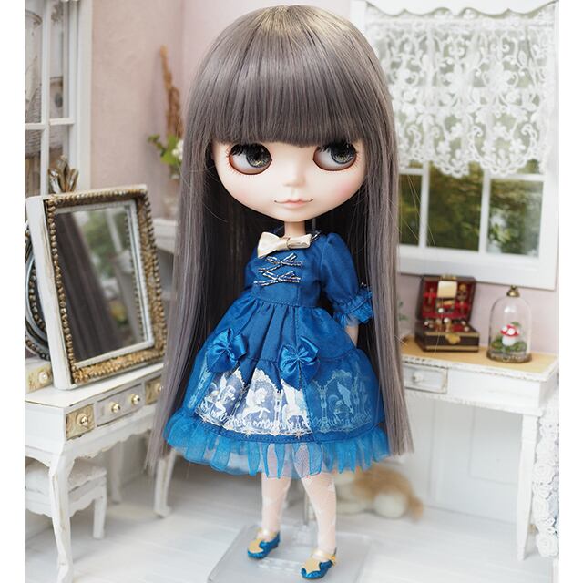 blythe _w-280グレージュ✨トスカナラムフルスキンウィッグ