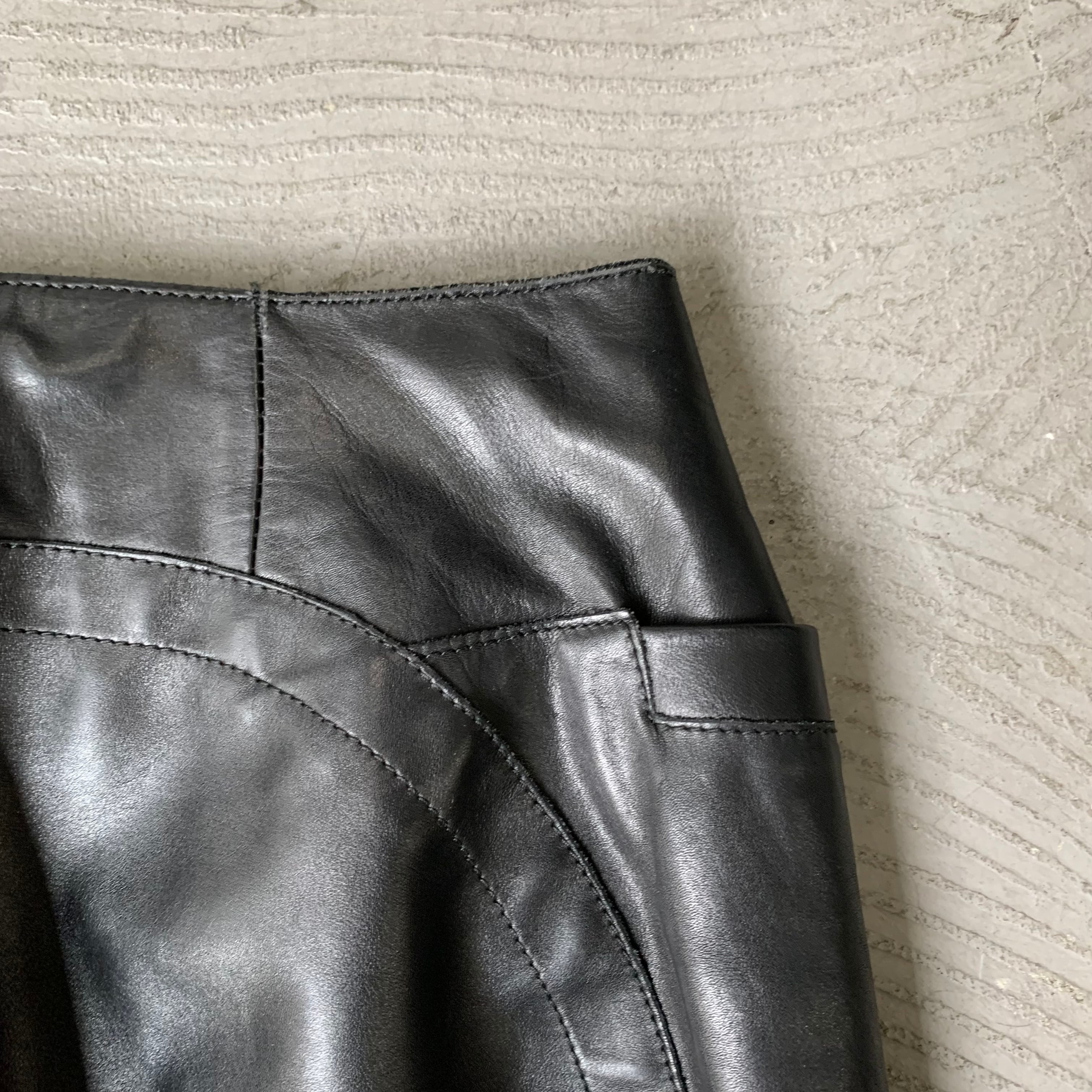 DIRK BIKKEMBERGS / Leather pants (B64) | SAMUEL FINCH / Online store