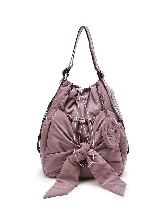 Athe vanessabruno Ribbon backpack and shoulder bag | in the mist Athe vanessabruno Ribbon backpack and shoulder bag | in the mist