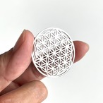 フラワーオブライフ ブローチ SV925