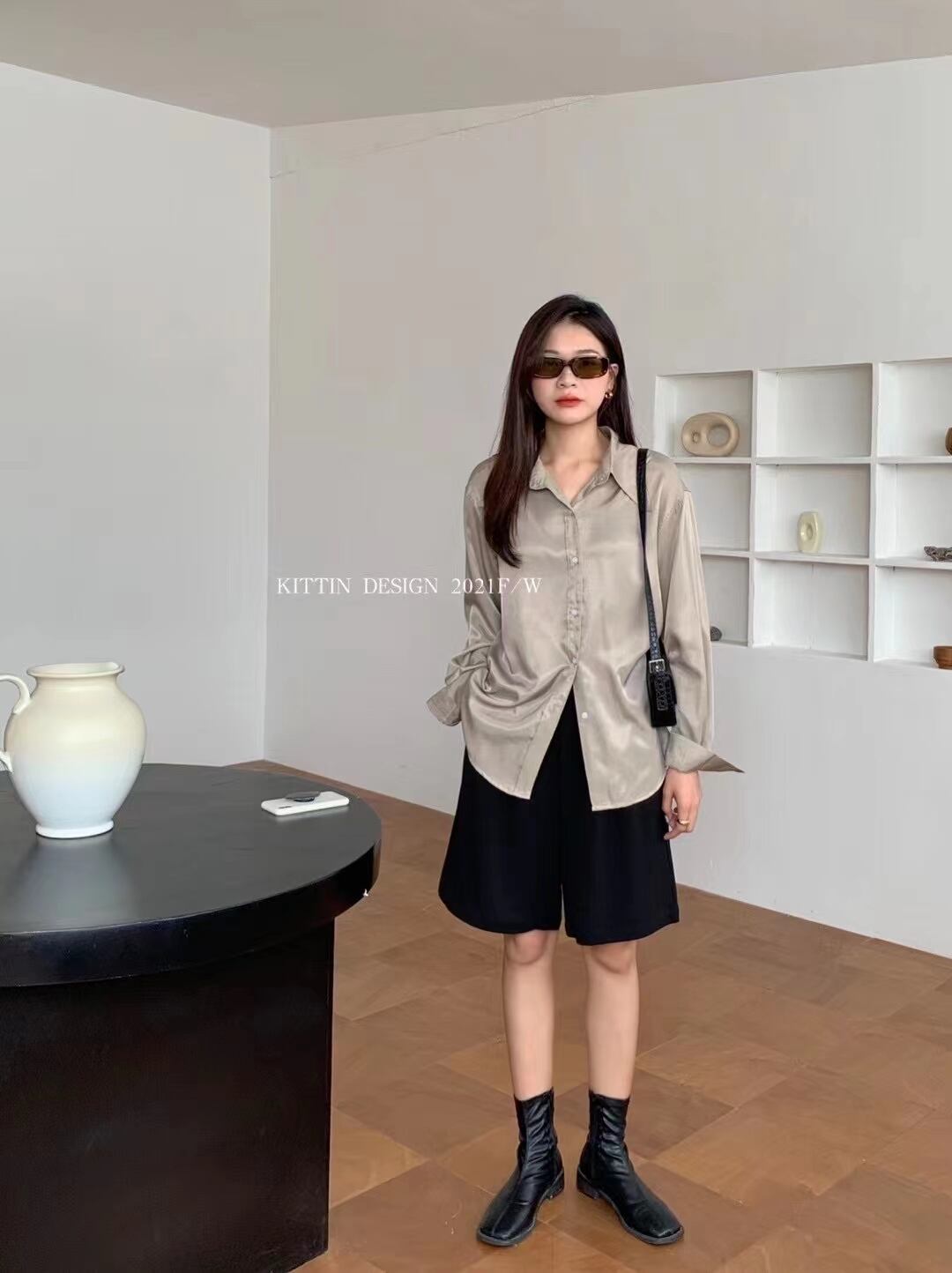 艶感デザインブラウス　AJ2085-770