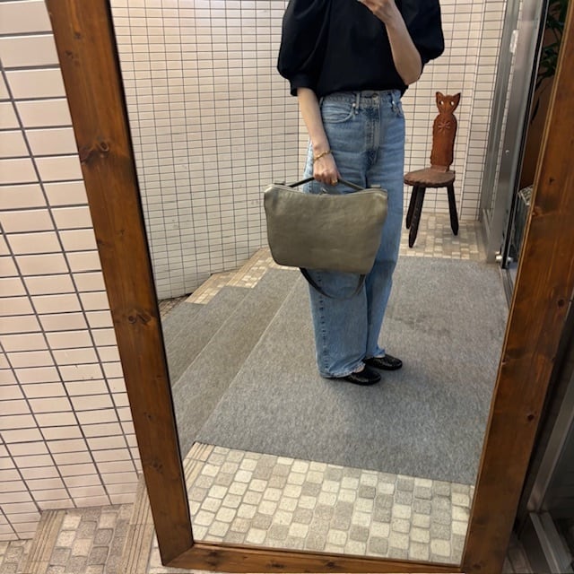 B.stuff ナイロンコンビショルダーバッグ(大)