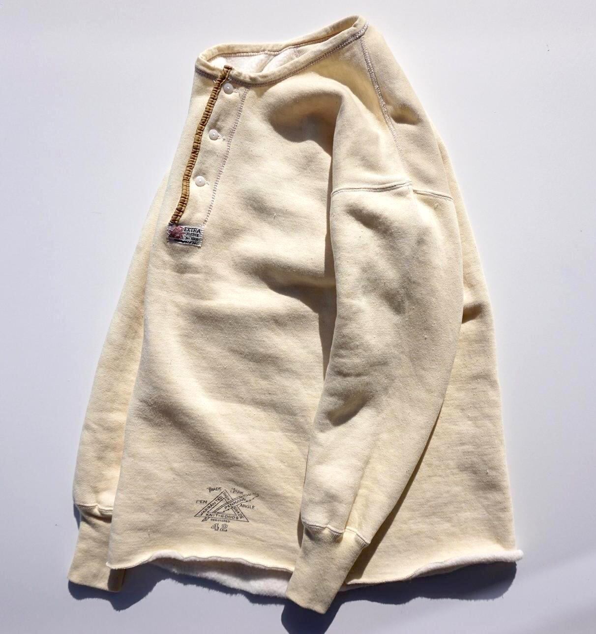 1930's〜40's [PENMANS] EXTRA FLEECE コットンフリースヘンリーネック