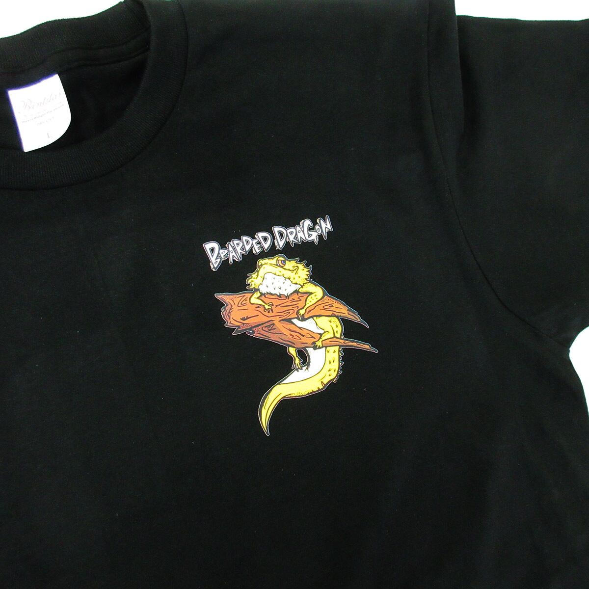 フトアゴヒゲトカゲ イラスト Tシャツ am71 検索）爬虫類 アニマル