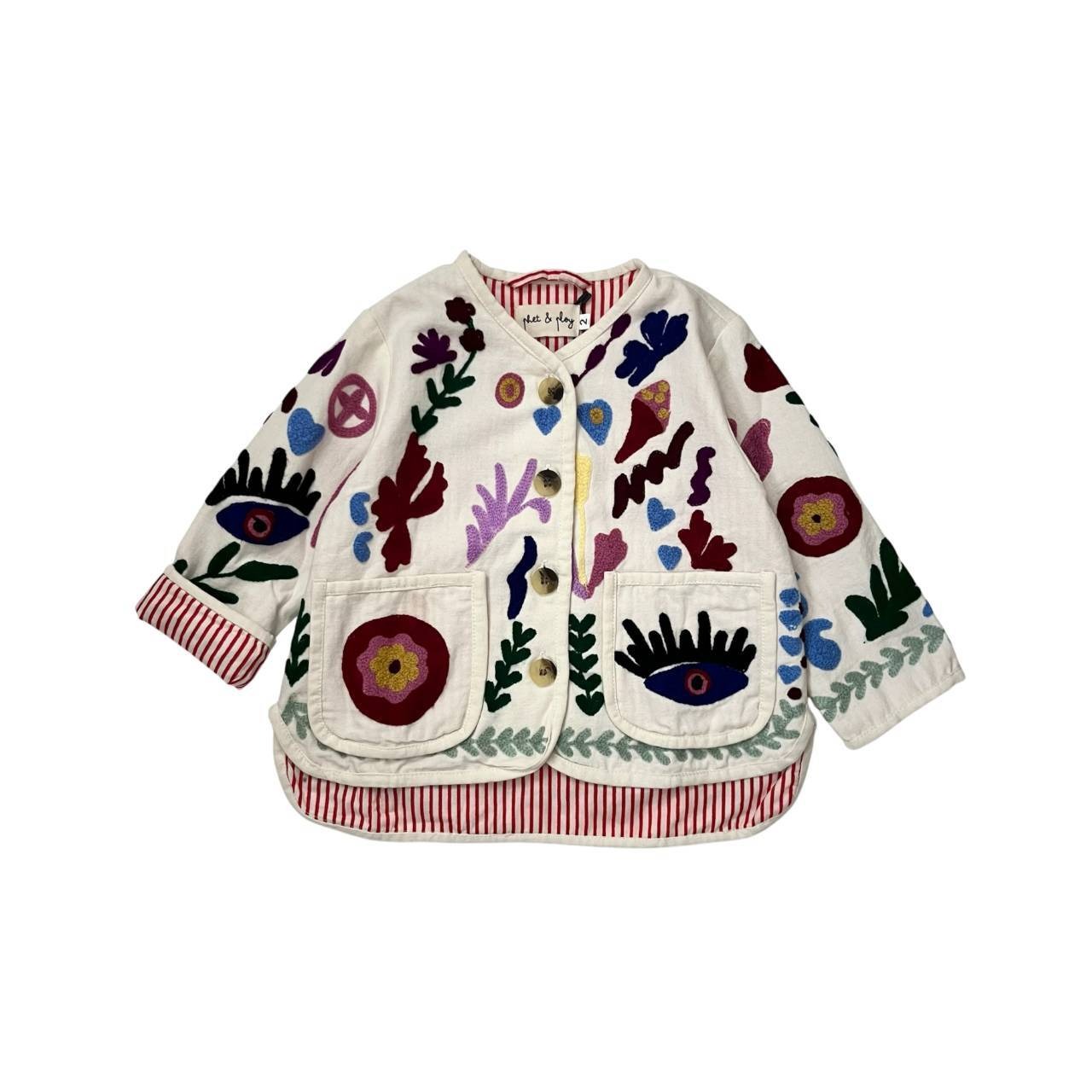 ＜PHET AND PLOY＞SUZANI JACKET スザニ ジャケット（red strip） - 1