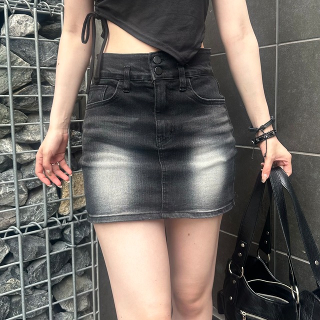 ストレッチデニムスカート