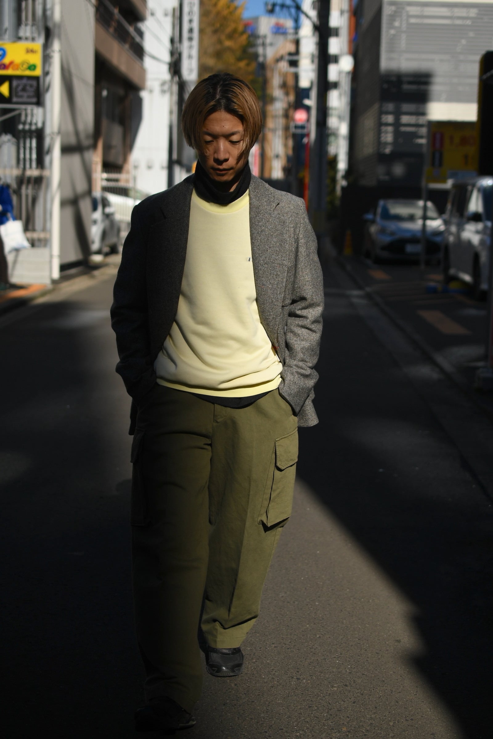 m's braque / W4B COMFORT LOOSEN JACKET (Mix Brown) | nariwai
