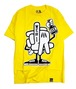DISSIZIT / DRUNK AND ALONE TEE / YELLOW