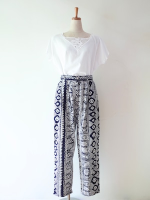 Tie-Dye Ethnic Print Pants