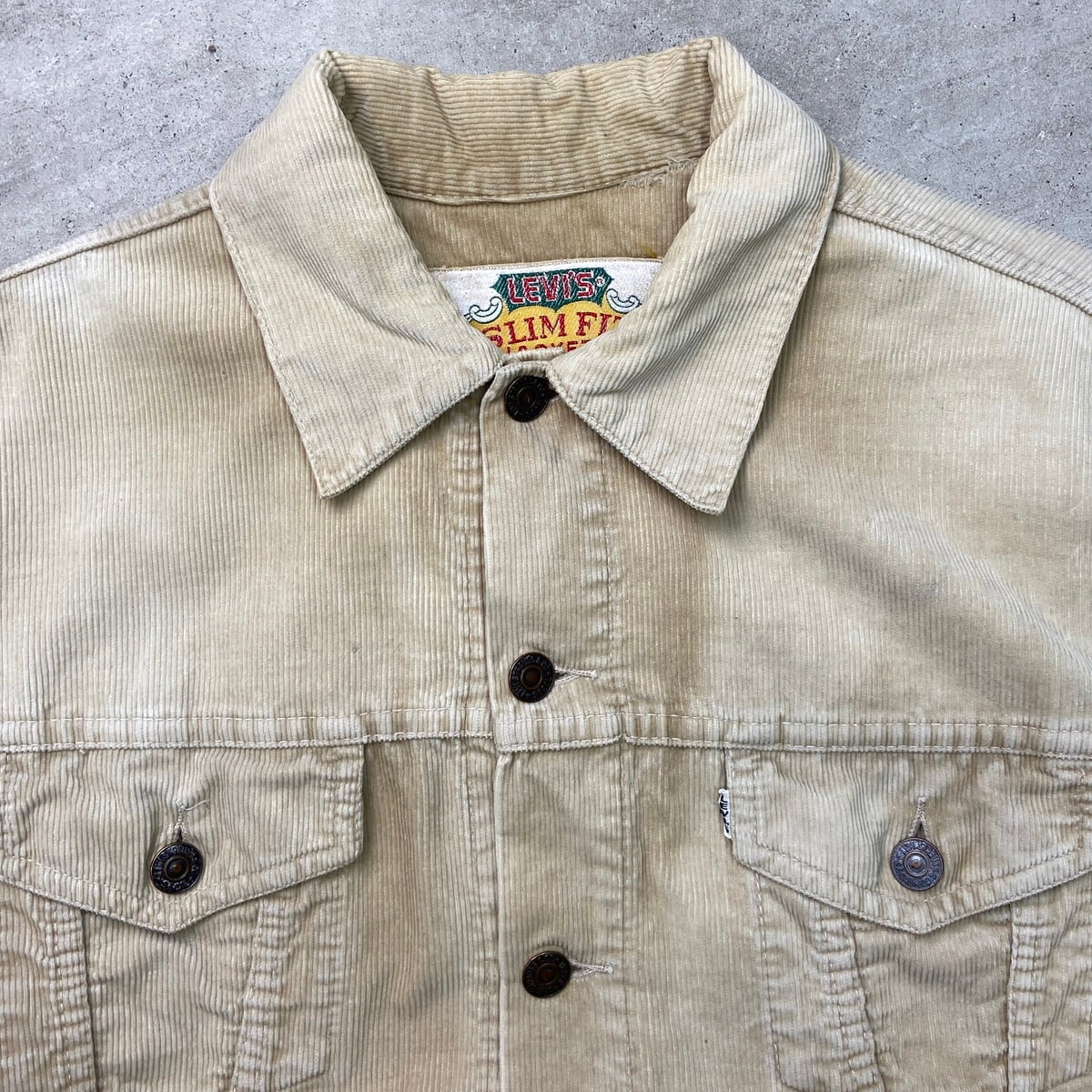 60年代~ Levi's リーバイス SLIM FIT JACKETS BIGE ビッグE