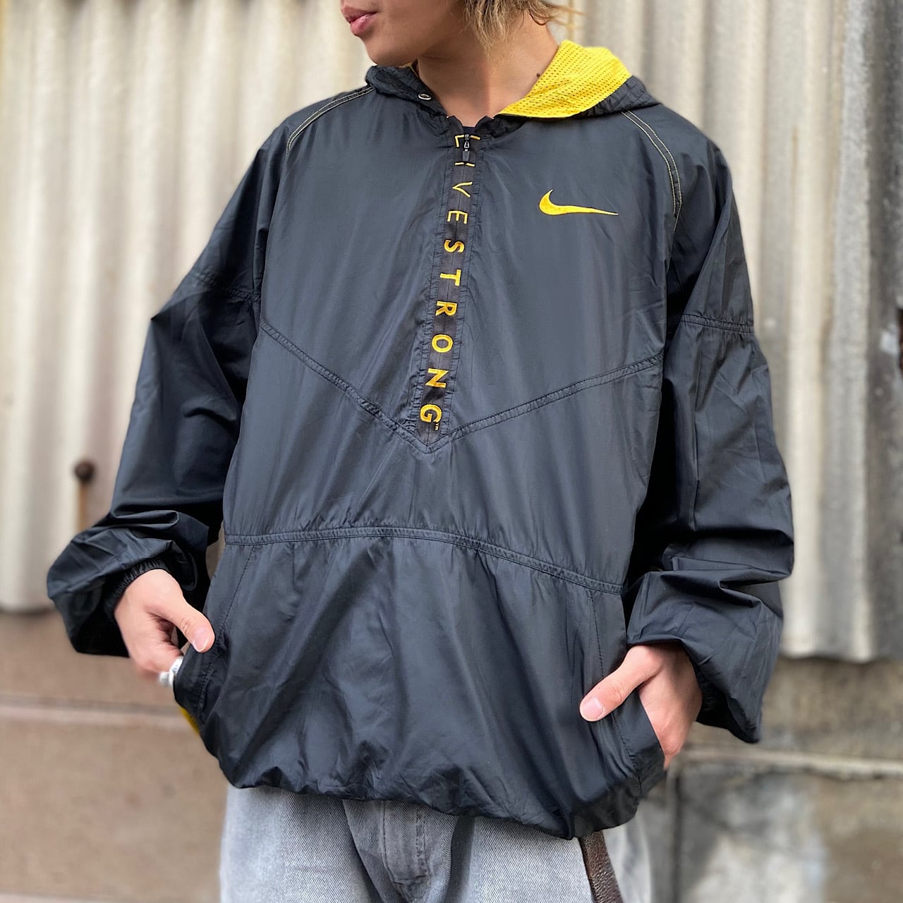 NIKE ナイキ　アノラックハーフジップパーカー Lサイズ