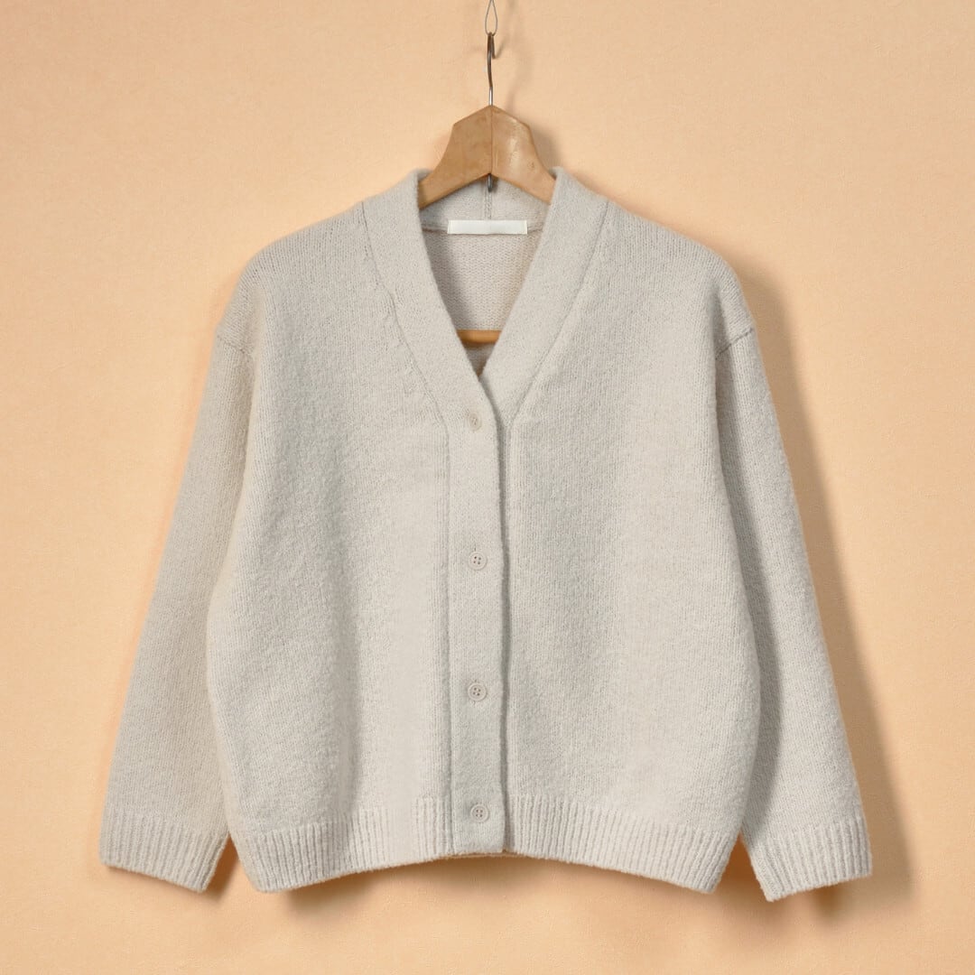 evam eva エヴァムエヴァ renew-wool cardigan リニューウールカーディガン【送料無料】