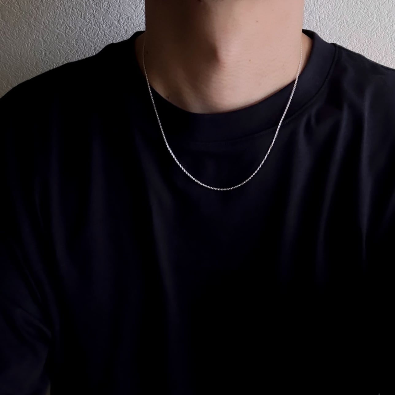 SV925 Narrow Chain Necklace【SILVER】 | Akto