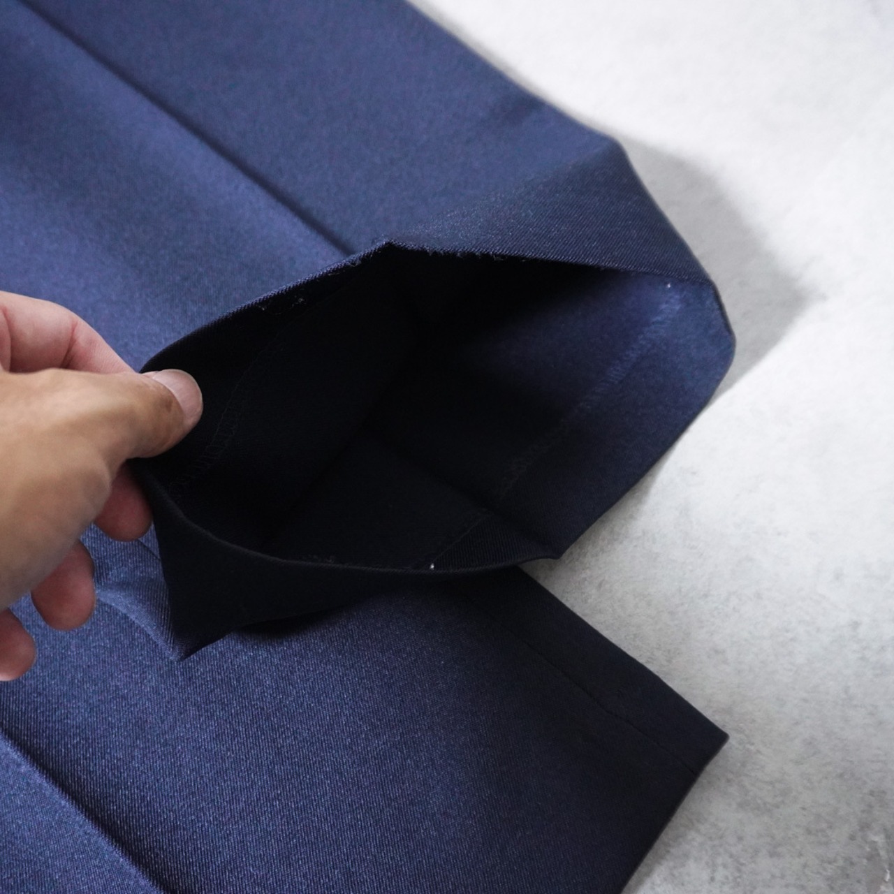 00s Levi's ACTION SLACKS NAVY [W37L29相当] 古着 - 8