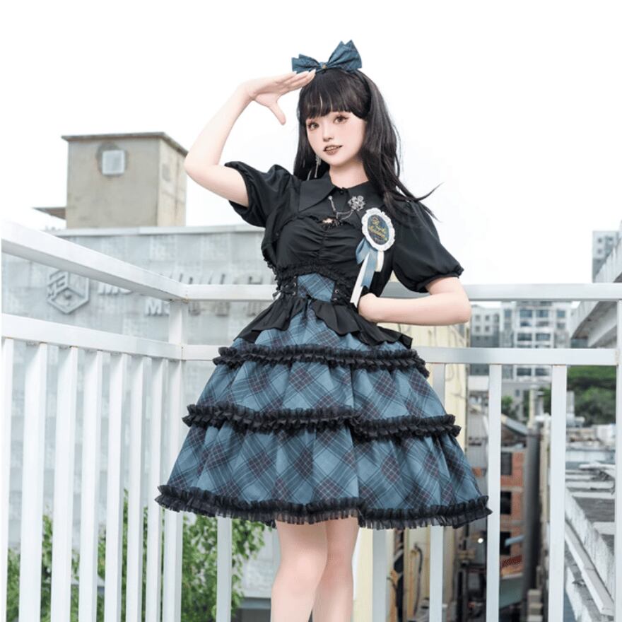 注目のブランド ロリータファッション通販 SEASONZ セットアップ ゴスロリ トップス