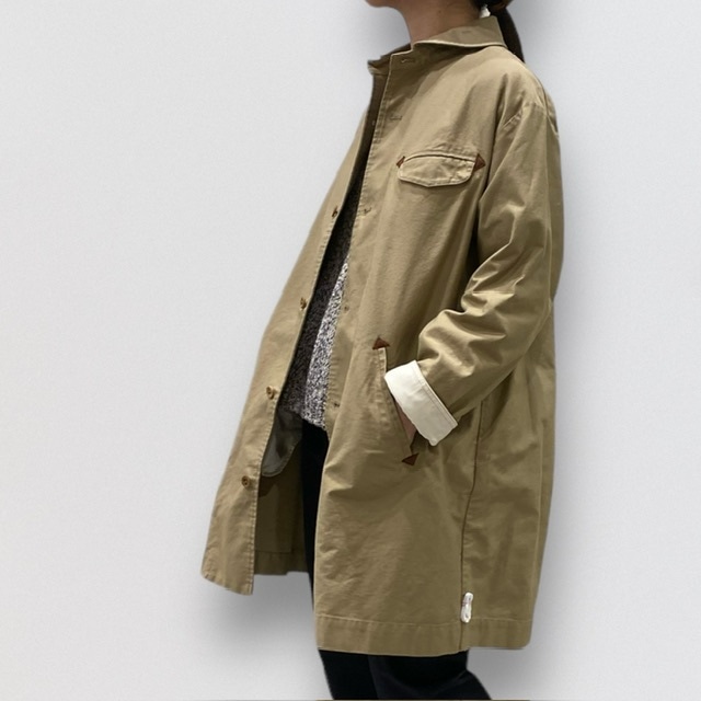 vm round collar coat