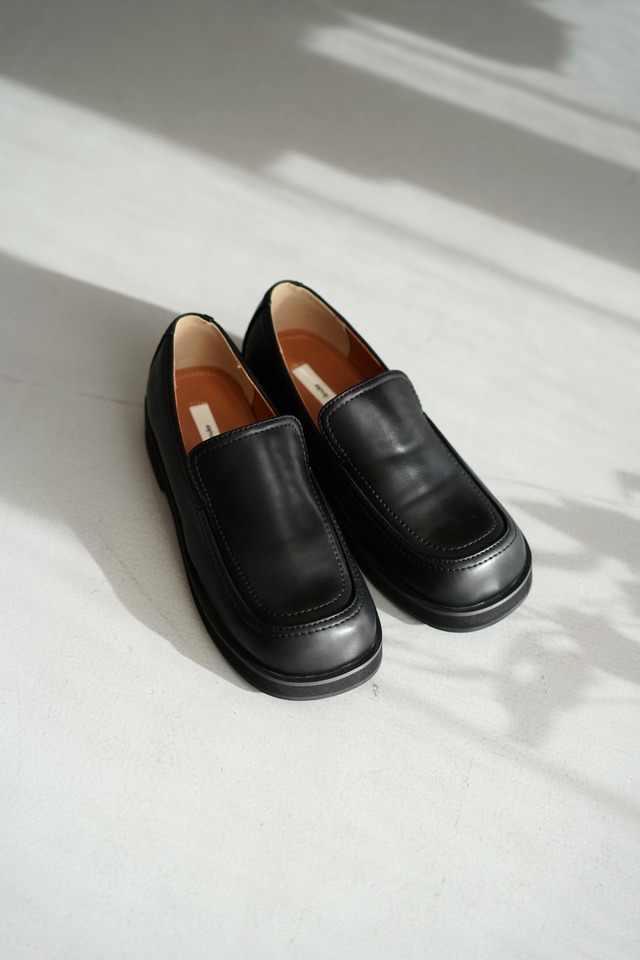 ànuke　  Ecoleather Loafers エコレザーローファー　Black