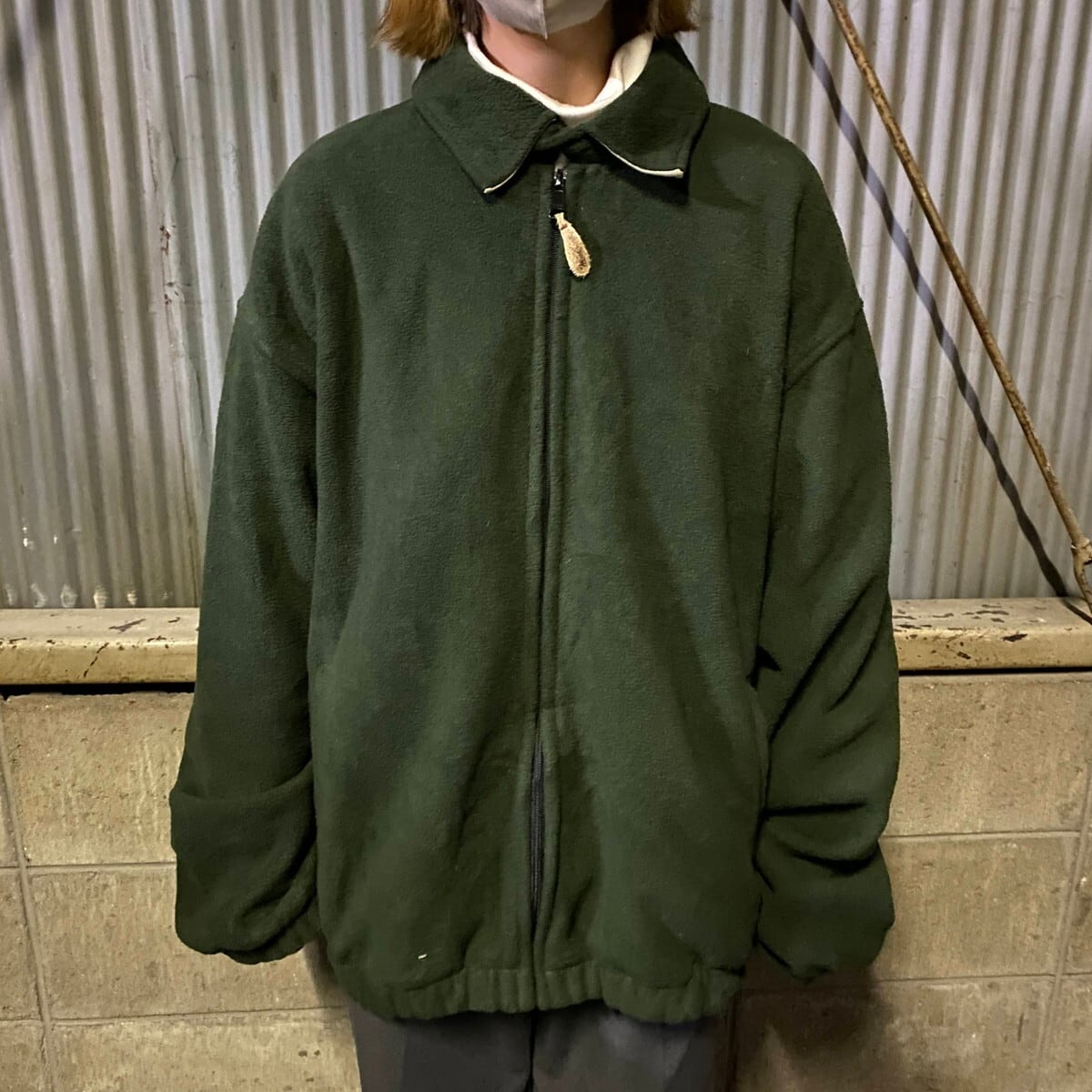 USA製 90年代 WOOLRICH ウールリッチ フリース スイングトップ メンズL 