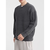 ボタンフロント レギュラーカラーニット af0392