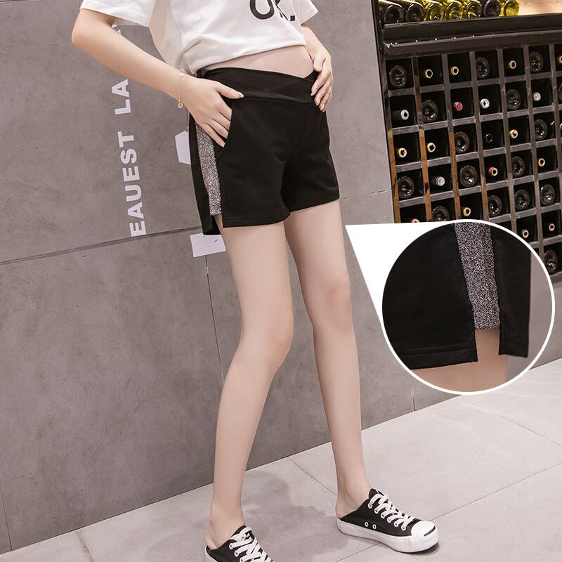 【新作】【送料無料】 妊娠パンツサマーコットンローウエストウェアショーツカジュアルファッションワイドレッグショーツ 夏物 ブルマー ワイドパンツ AL expec326245578137