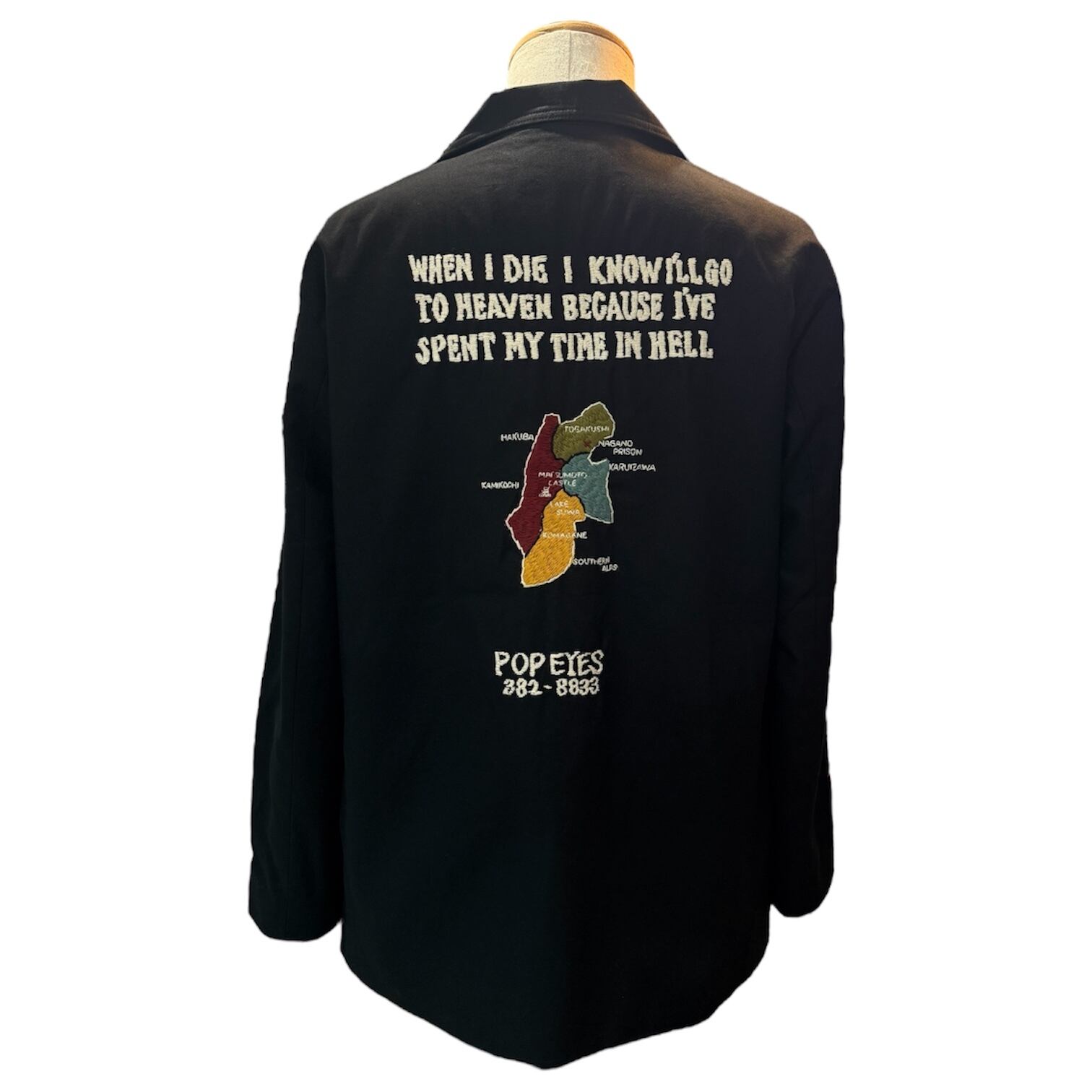 POP EYES / PRISON ART JACKET Black | -FLAGS 2nd booth- Schott