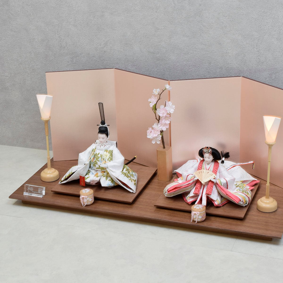 雛人形 親王飾り【弥生の宴】|モダン|おしゃれ|かわいい|今どき|和モダン|おすすめ