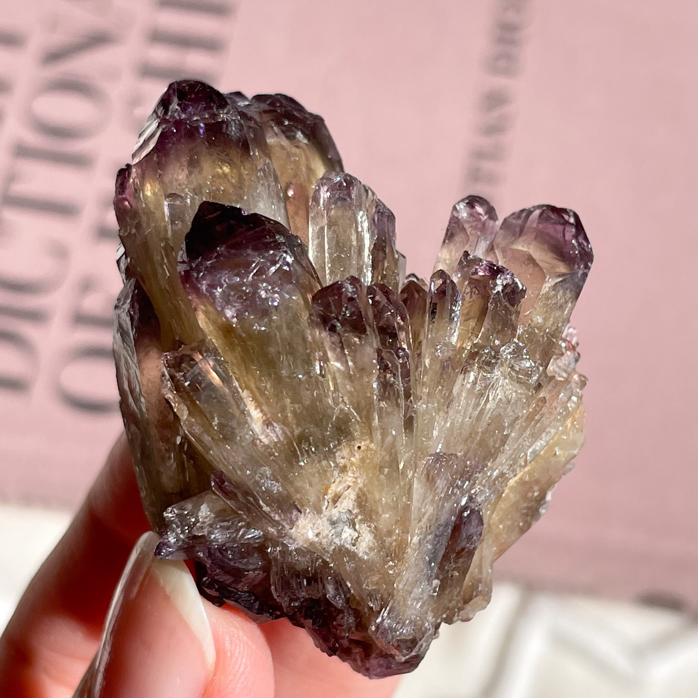 Smokey Amethyst Cluster 1