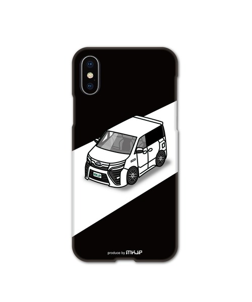 iPhone スマホケース iPhone13 iPhone13mini iPhone13Pro iPhone13ProMAX iPhone12 iPhone12mini iPhone12Pro iPhone12ProMAX トヨタ ヴォクシーハイブリッドZS煌 ZWR80【受注生産】