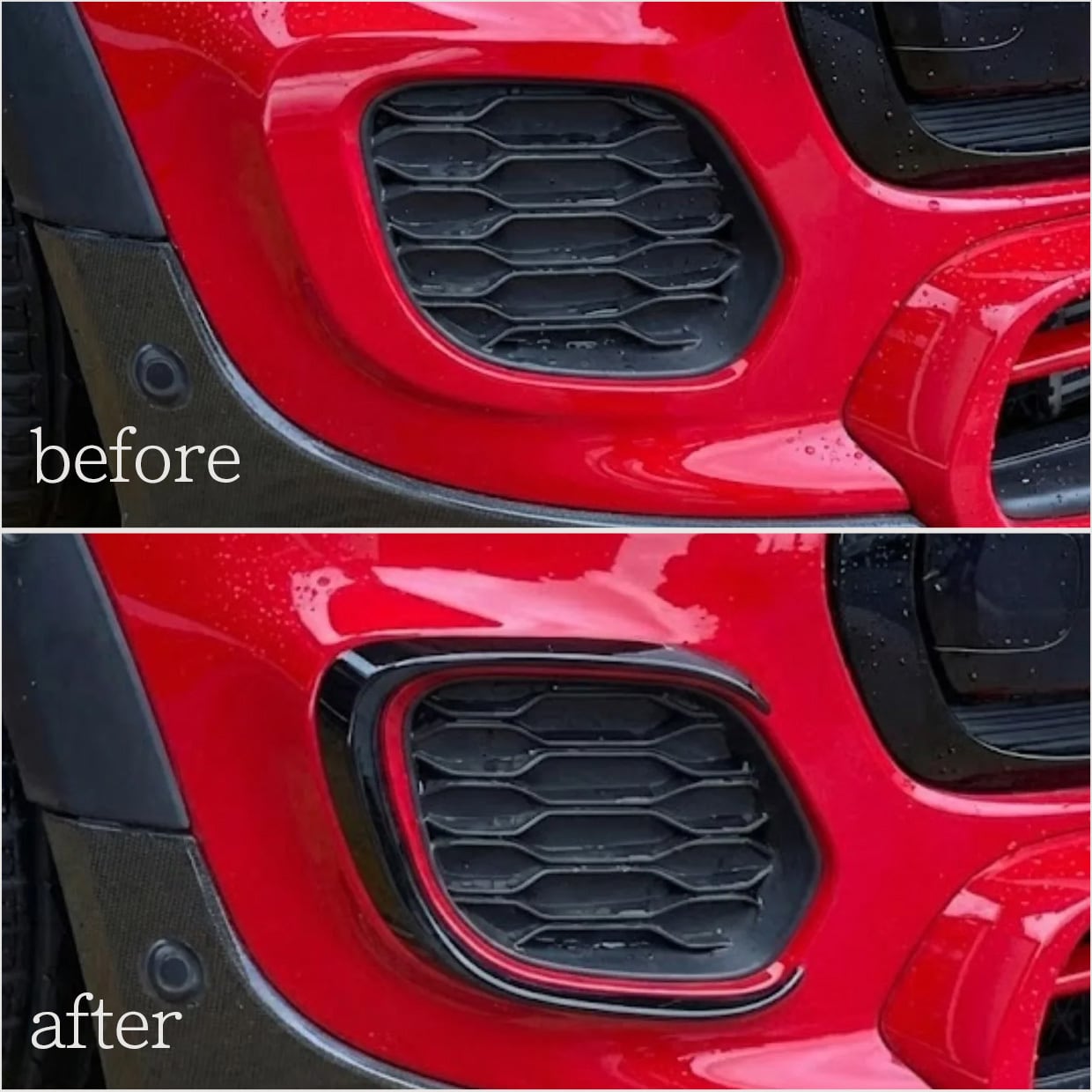 JCWフロントバンパースプリッター(前期・中期用)【F55/F56/F57 JCW