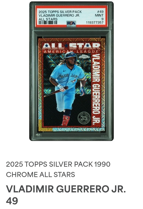 2025 Topps Vladimir Guerrero Jr. #49