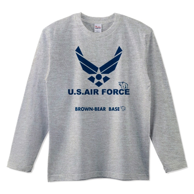 U.S.AIR FORCE ロングTシャツ：グレー＋ネイビー＜会員限定色＞