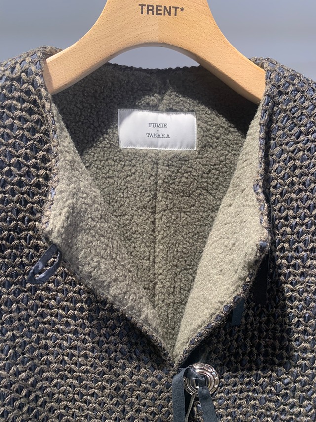 23AW】FUMIE TANAKA フミエタナカ / KNIT SHIRINK COAT | TRENT 