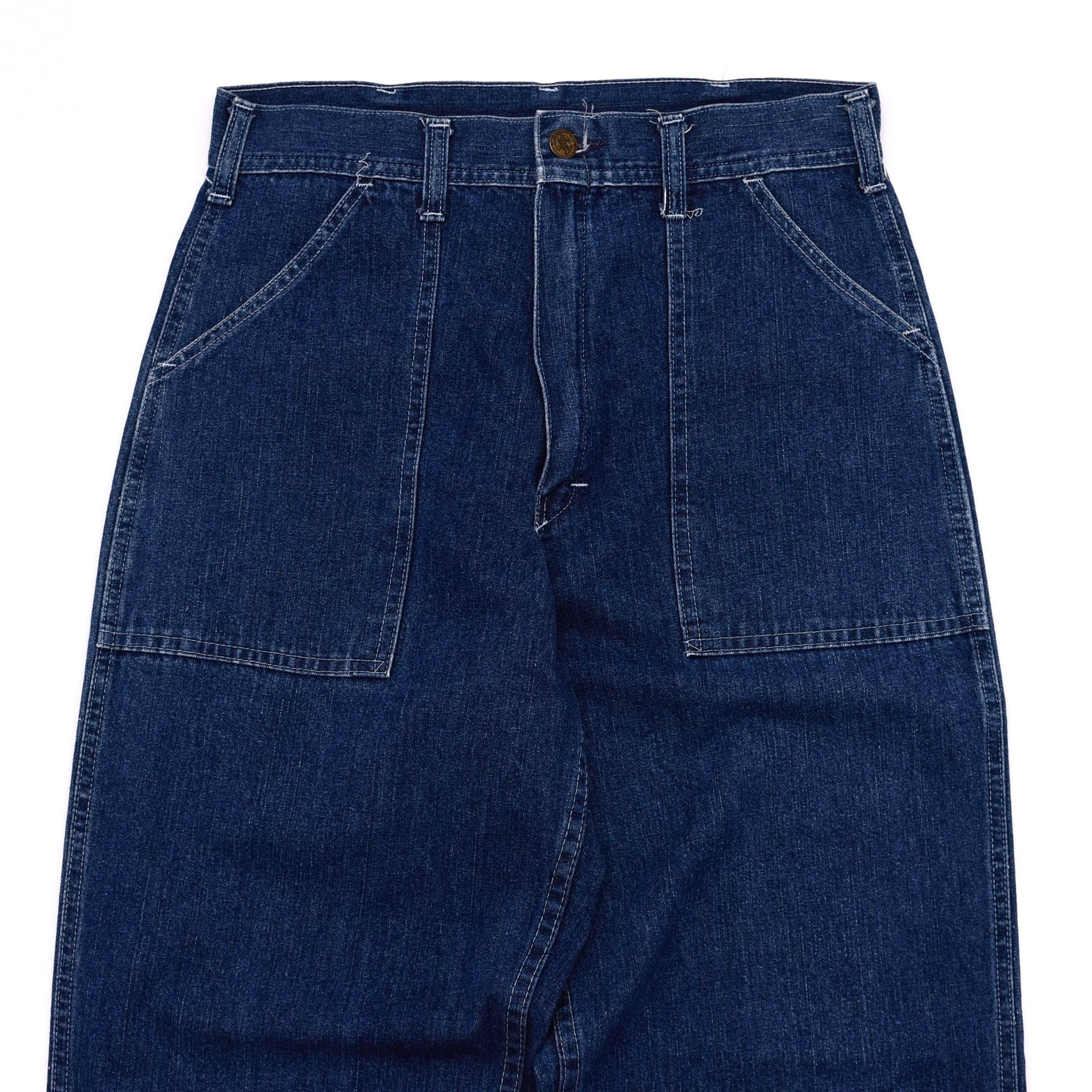 90's GUNG HO denim baker pants Made in USA | 古着屋 grin days