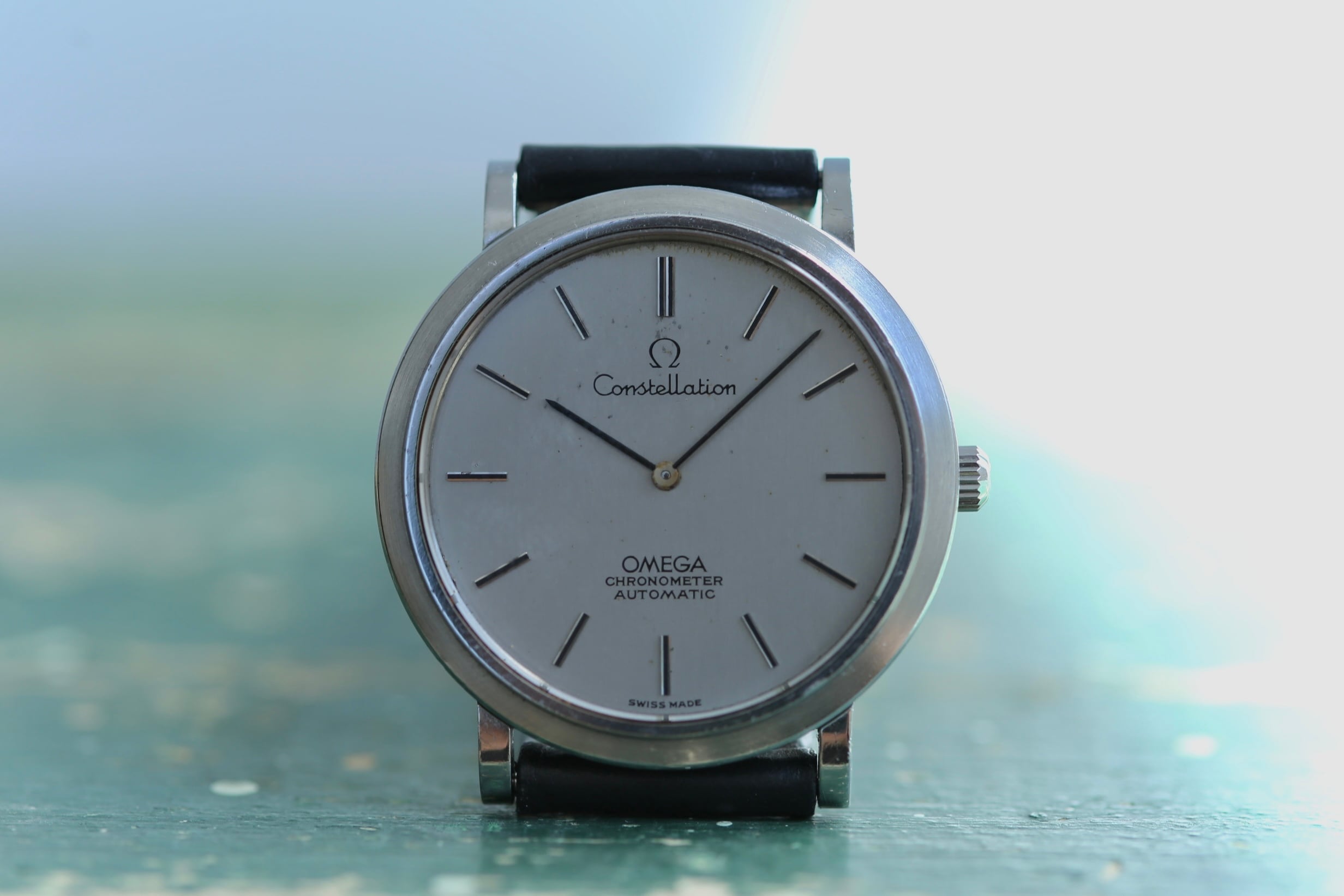 OMEGA】 1972年製 コンステレーション 2針 シルバーグレー OMEGA】 1972年製 コンステレーション 2針 シルバーグレー