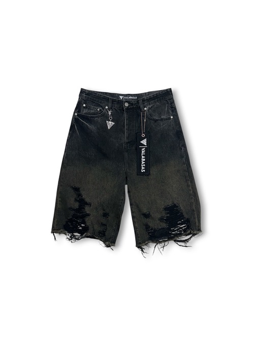 VALABASAS / iceland jorts dark grey wash