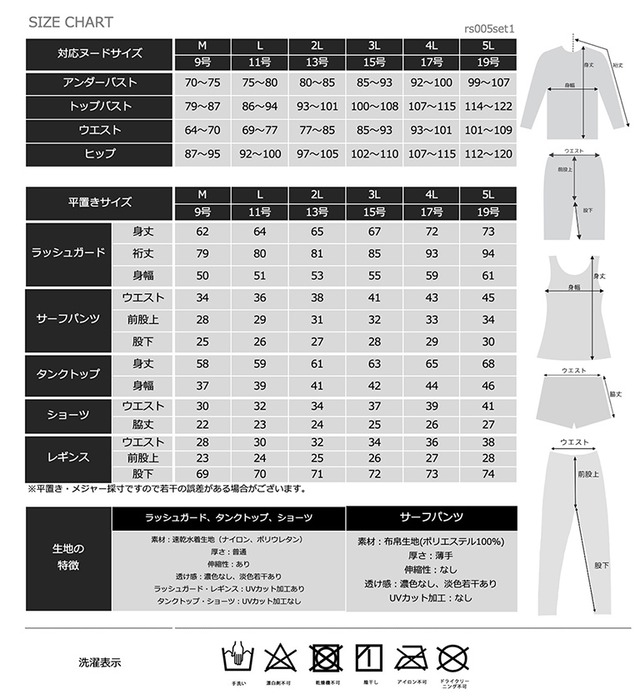 【宅配便】レディース UVカット ラッシュガード 水着 5点セット 体型カバー タンクトップ ショーツ かわいい おしゃれ ラッシュレギンス  水陸両用  rs005set1
