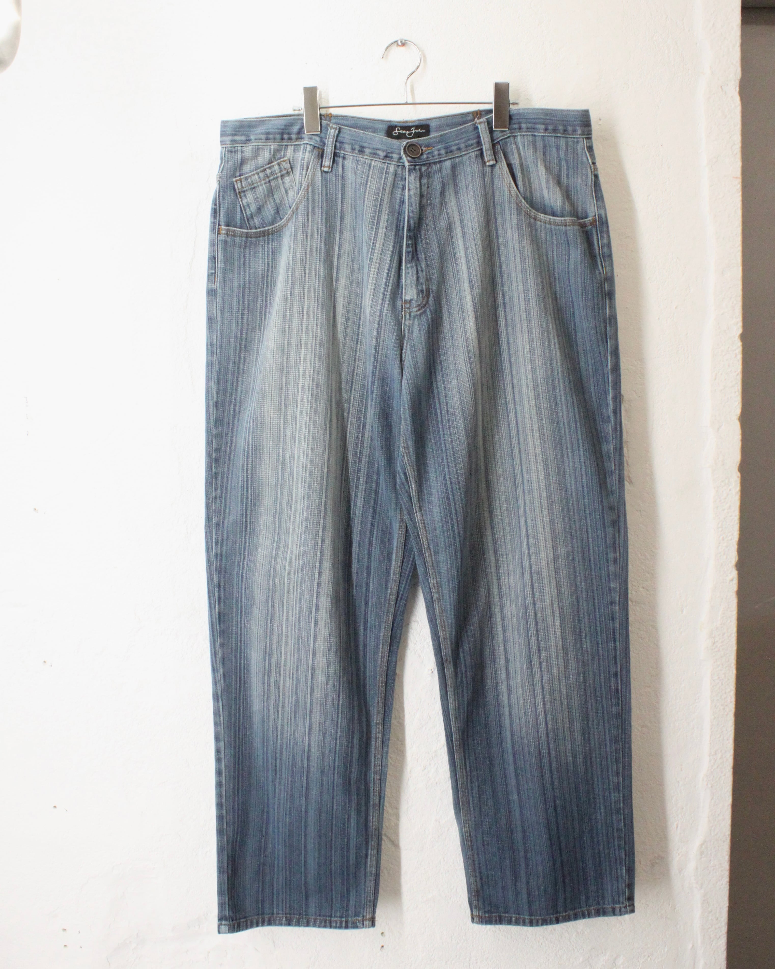00s Sean John Striped Baggy Denim Pants | VOLAR