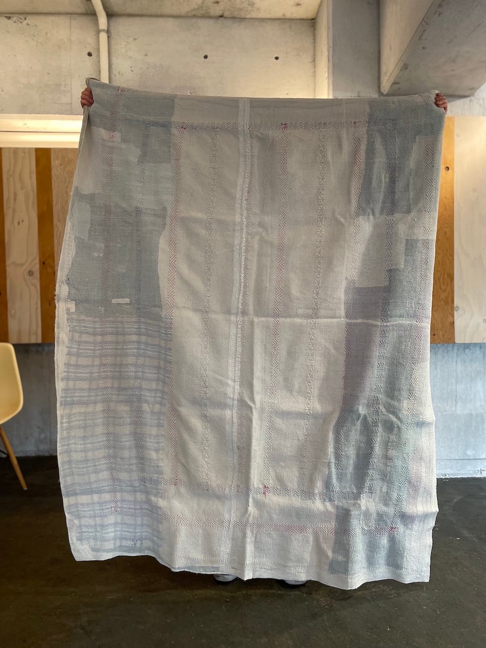 1点物】ホワイトヴィンテージカンタキルト ラリーキルト no,125 | 6KAN