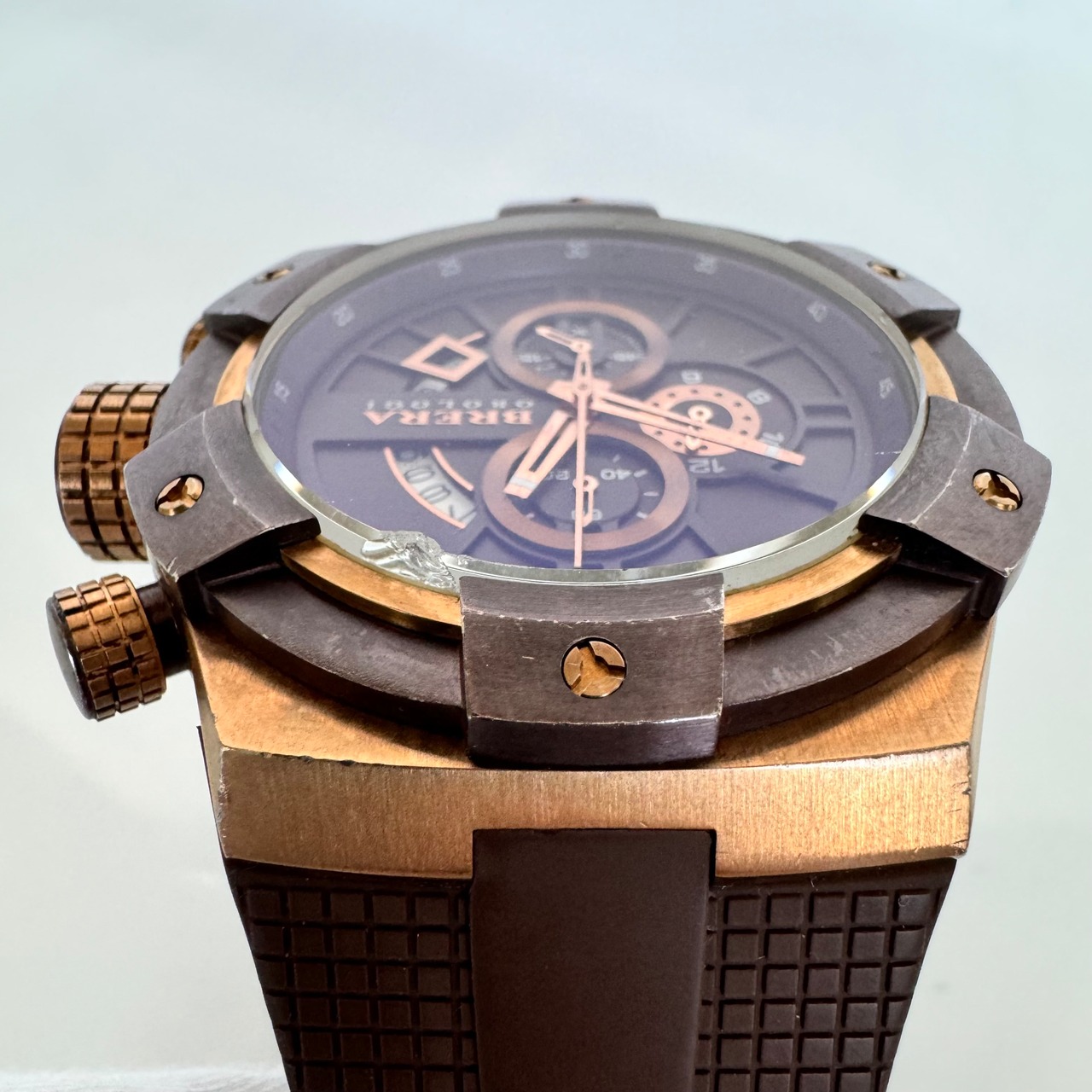 ブレラ ブレラオロロジ AC10 316L クォーツ クロノグラフ デイト表示  