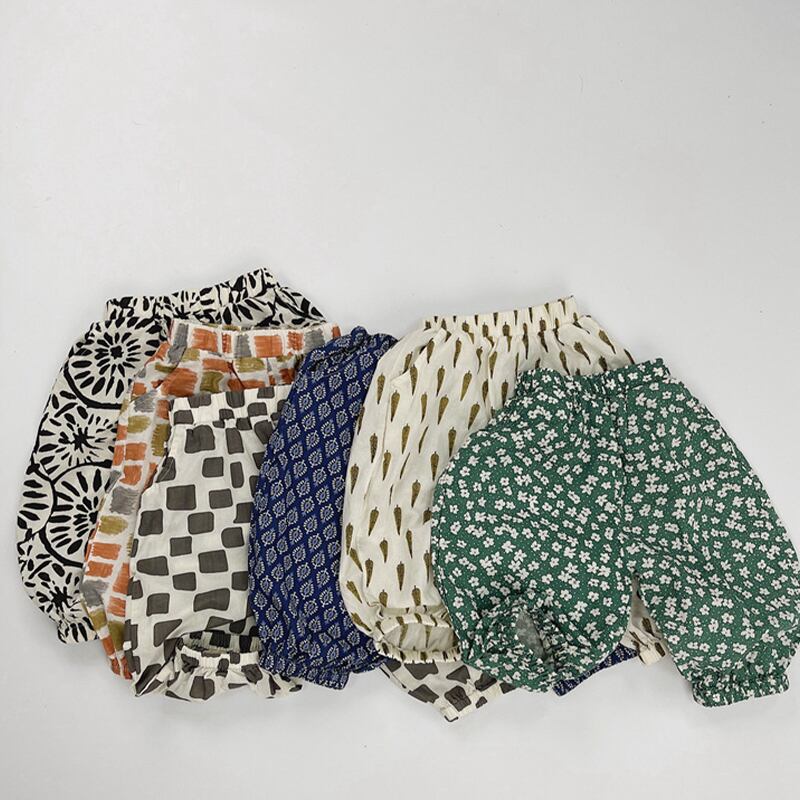 【BABY&KID】韓国風 レトロ調パンツ