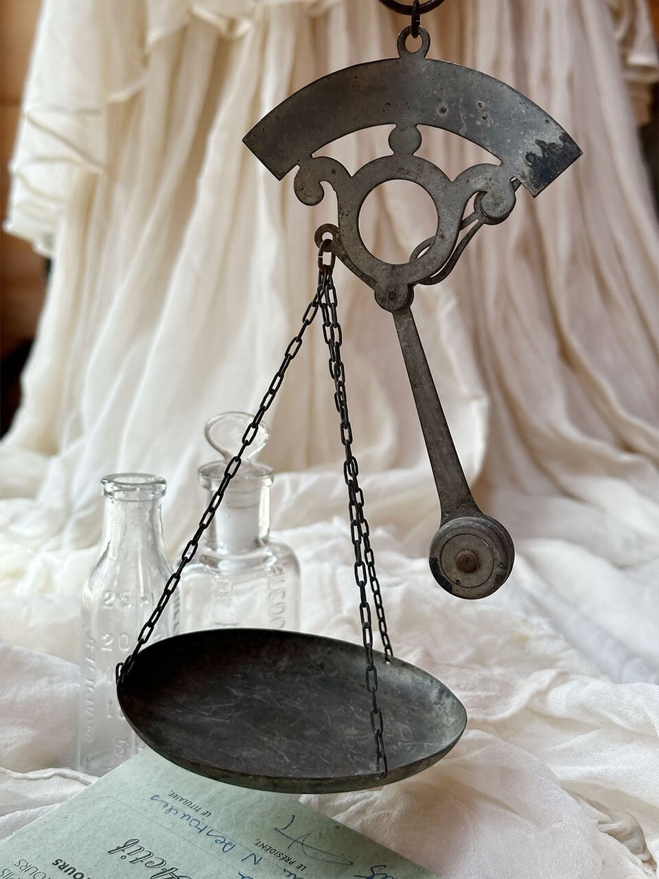 吊り下げ天秤 真鍮スケール 計り | Brocante de La Cocotte （フランス