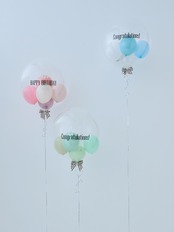 BUBBLE BALLOON sizeM スマイル
