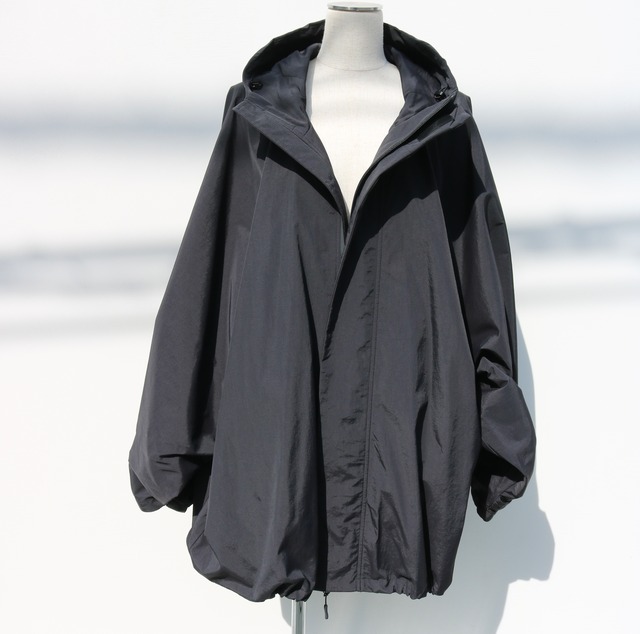 nylon over parka jacket - detail -