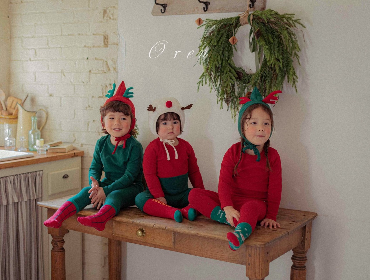 Oren X-mas［取寄］hoho santa roomwear setup