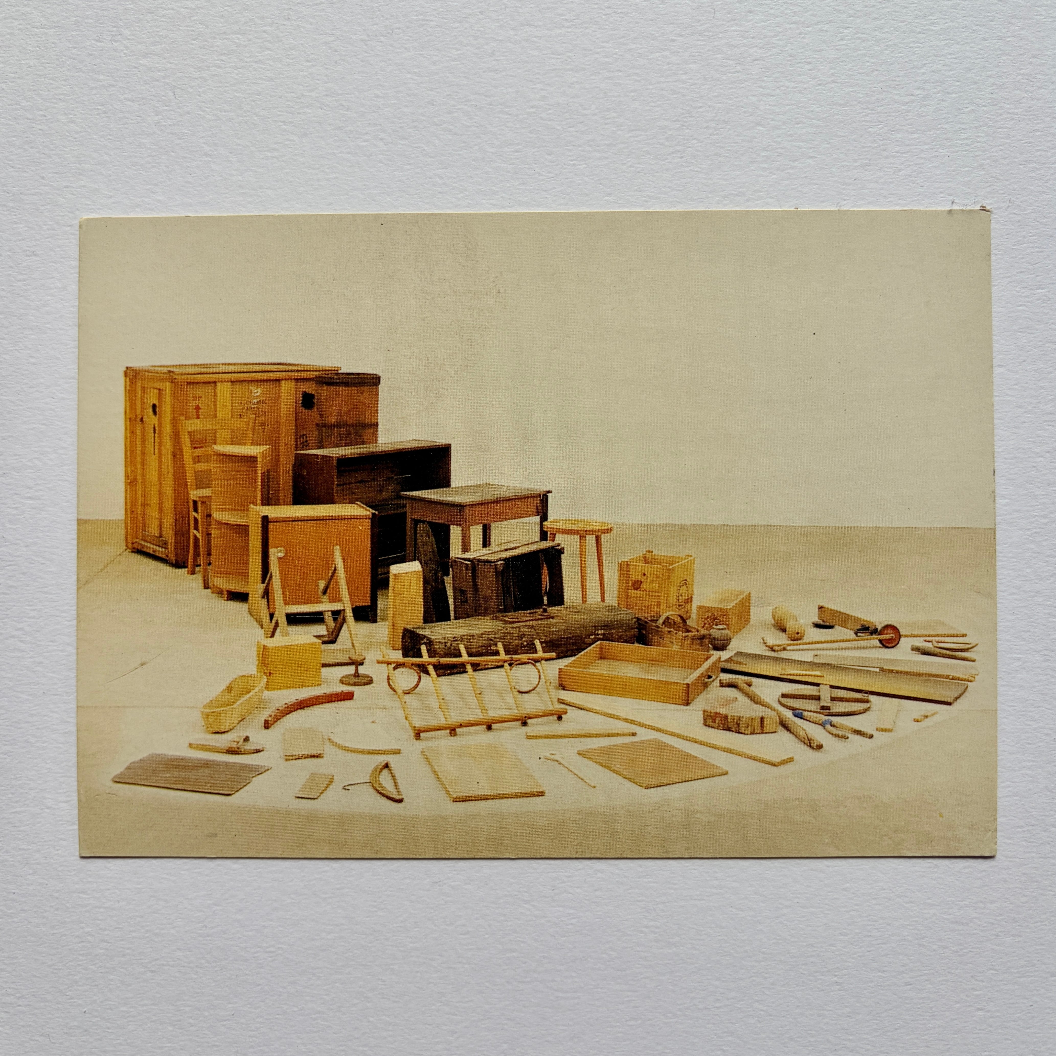 【 インヴィテーションカード・エフェメラ 】Tony Cragg  トニー・クラッグ Rijksmuseum Kröller-Müller 1982[3100200]