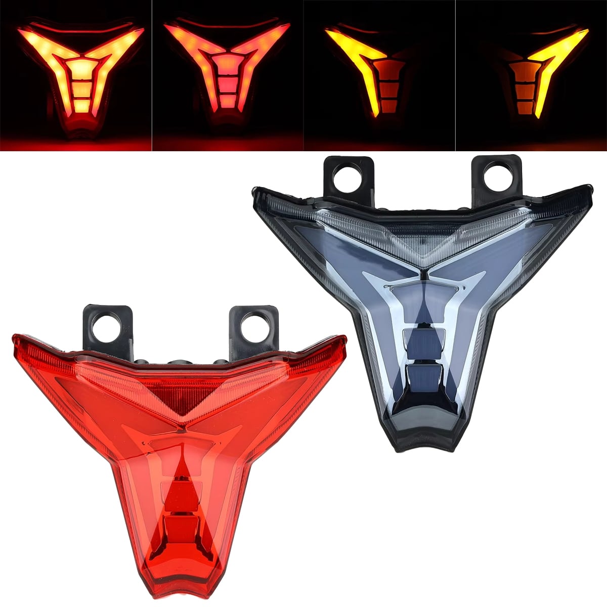 テールライト ランプ レンズ カワサキ Ninja ZX-4R ZX-4RR ブレーキ ウインカー 一体 ニンジャ LED カスタム