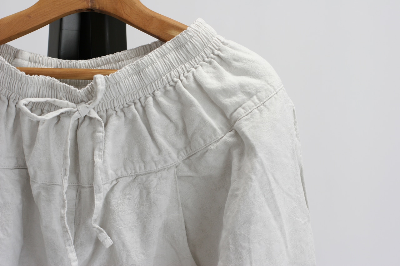 【Gauze#】ANTIQUE JACQUARD WIDE PANTS(G1223)