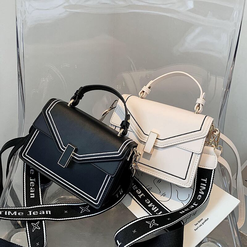 ウエスタンスタイルの感覚の小さなバッグ女性2020新しい流行のファッションワンショルダーメッセンジャーハンドバッグネット赤テクスチャ小さな正方形のバッグ Tiancai_Wing_Bag2687496