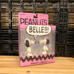 【Super7】Peanuts ReAction Figures Snoopy & Belle (2-Pack)